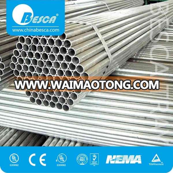 Besca Supplier Tube Electrical Steel EMT Conduit